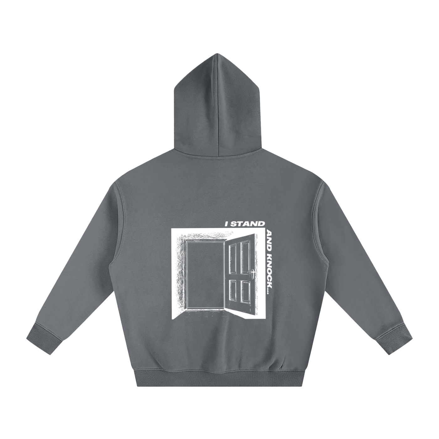 I stand and Knock - Oversize Fleeced Hoodie