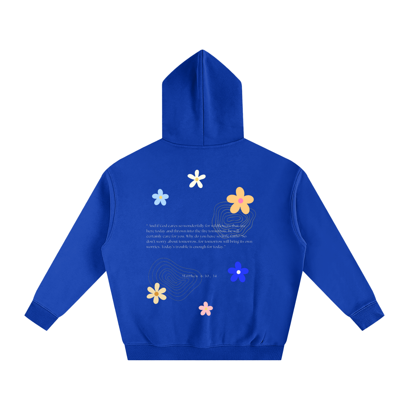 Dont Worry - Oversize Fleeced Hoodie