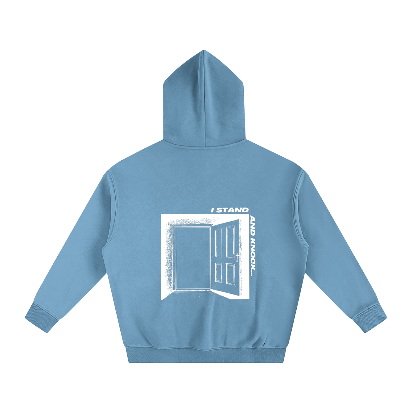 I stand and Knock - Oversize Fleeced Hoodie
