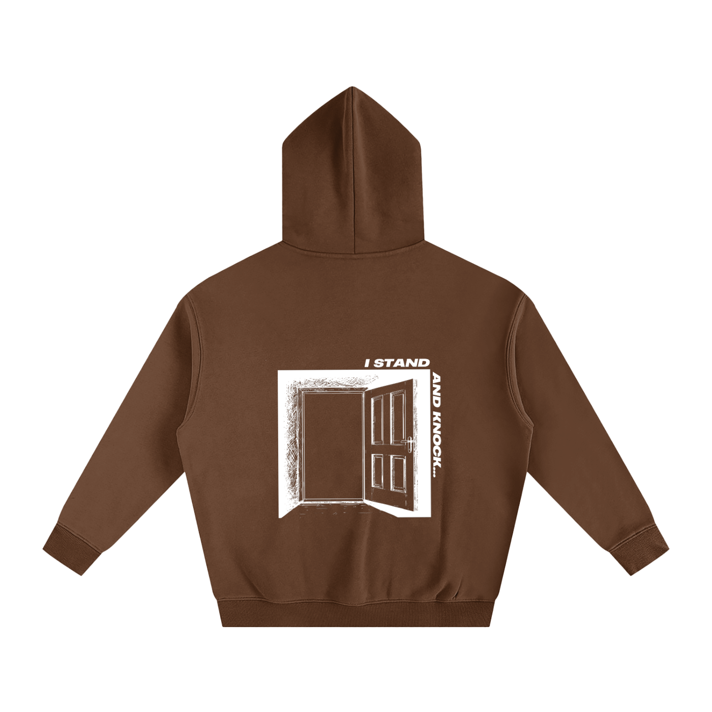 I stand and Knock - Oversize Fleeced Hoodie