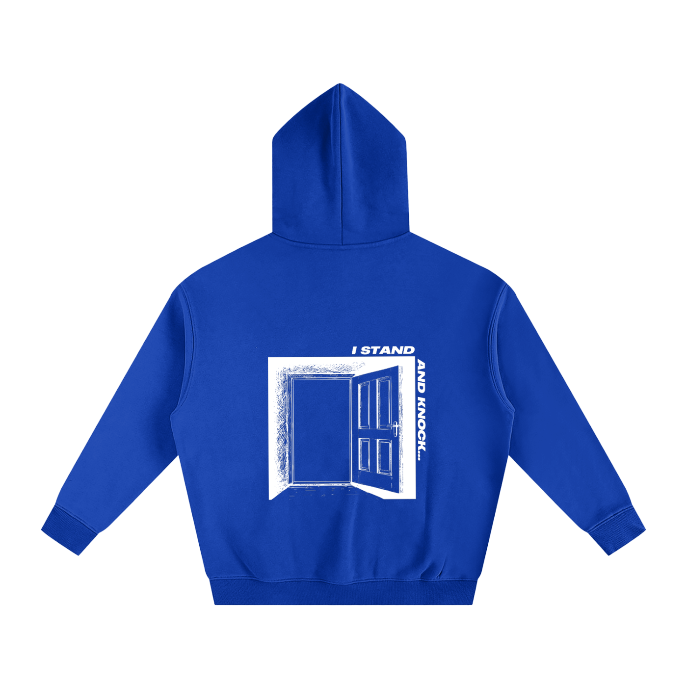 I stand and Knock - Oversize Fleeced Hoodie
