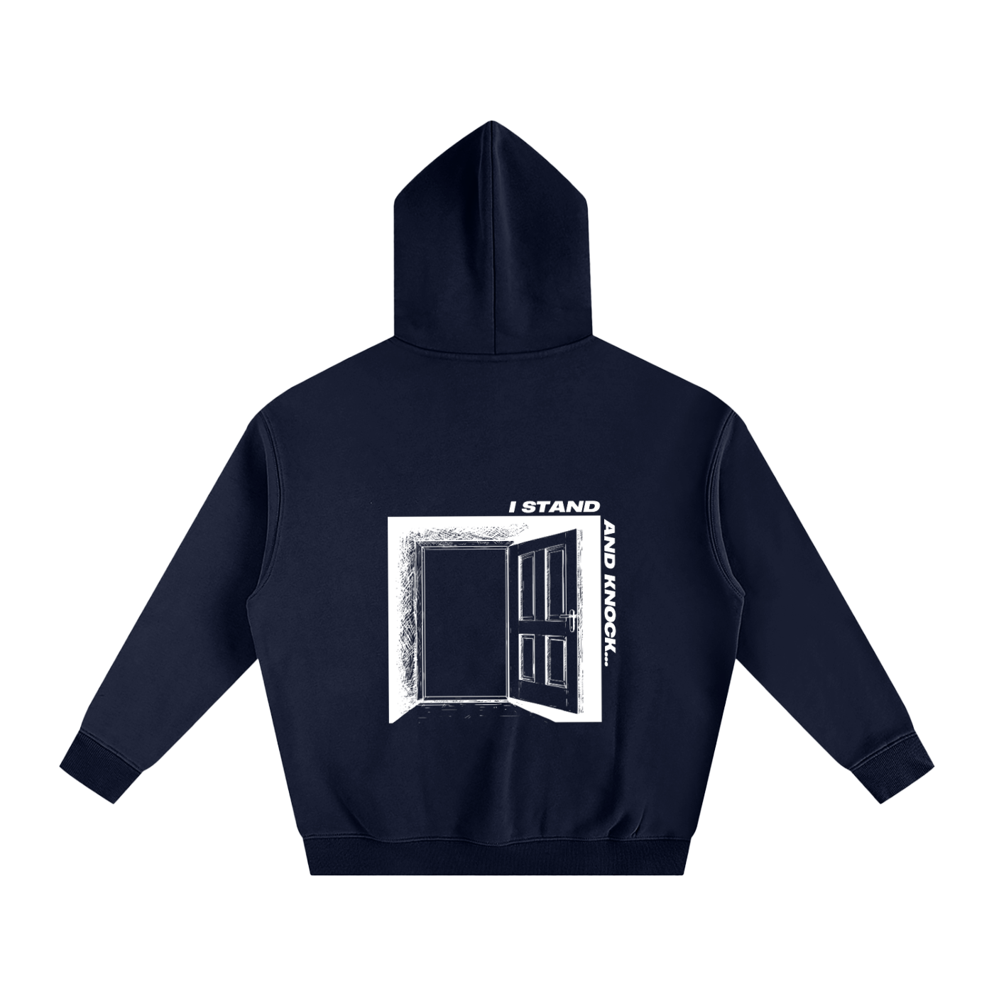 I stand and Knock - Oversize Fleeced Hoodie