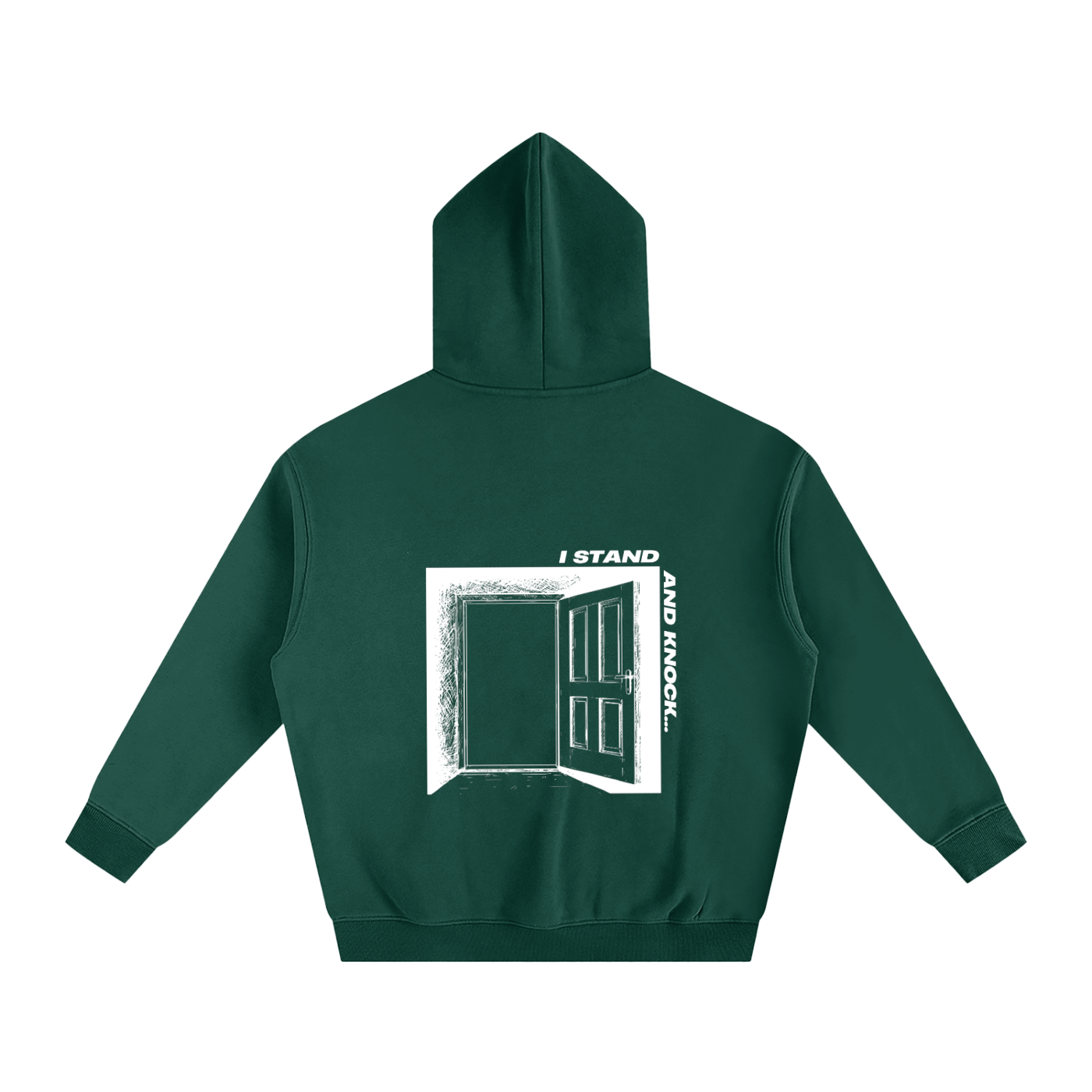 I stand and Knock - Oversize Fleeced Hoodie