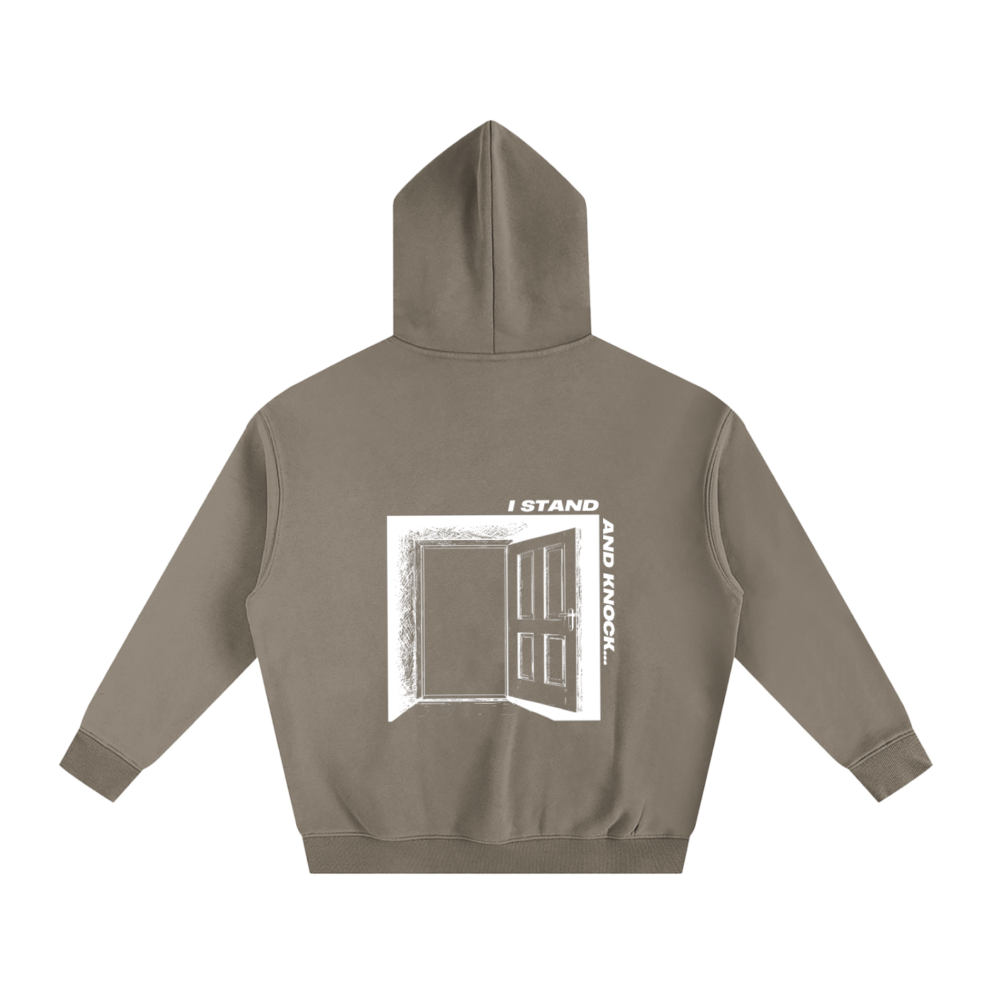 I stand and Knock - Oversize Fleeced Hoodie