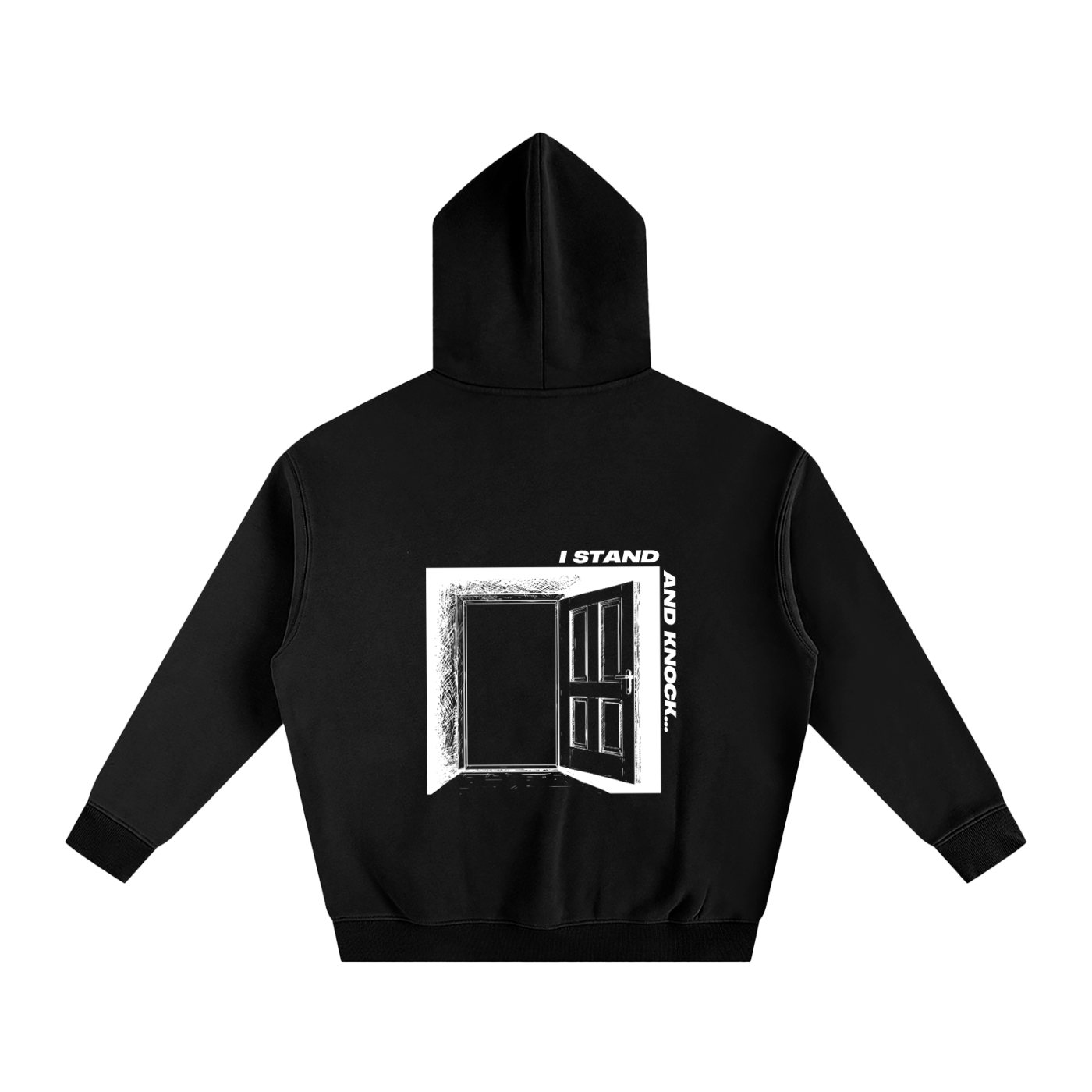 I stand and Knock - Oversize Fleeced Hoodie