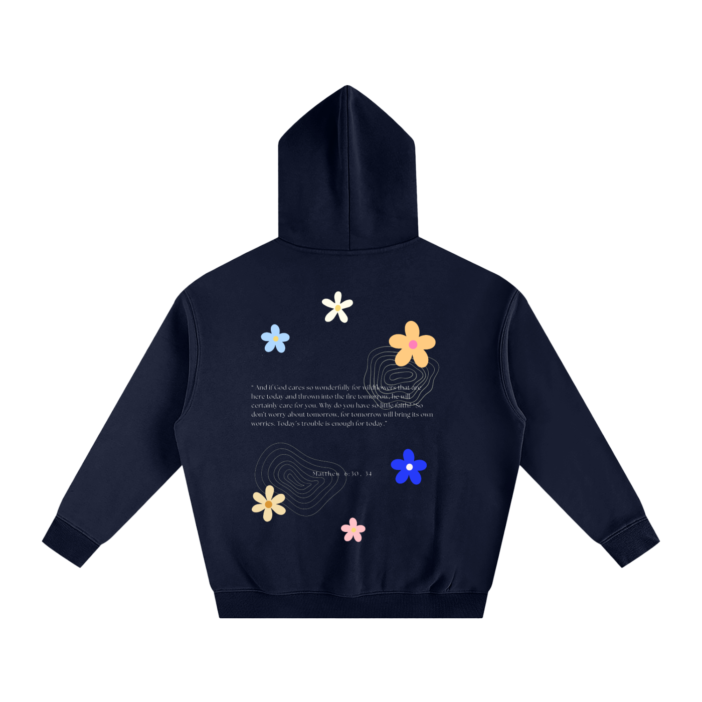 Dont Worry - Oversize Fleeced Hoodie