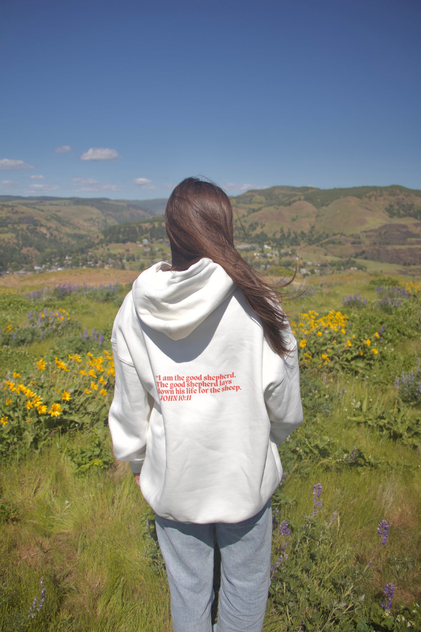 A Good Shepherd Oversize Fleeced Hoodie