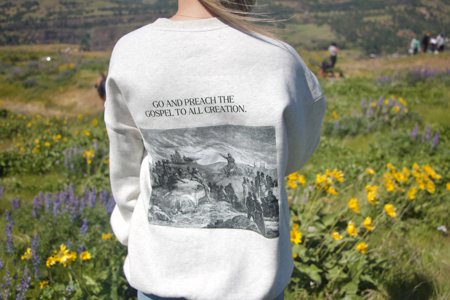Go and preach the gospel - Oversize Fleeced Hoodie